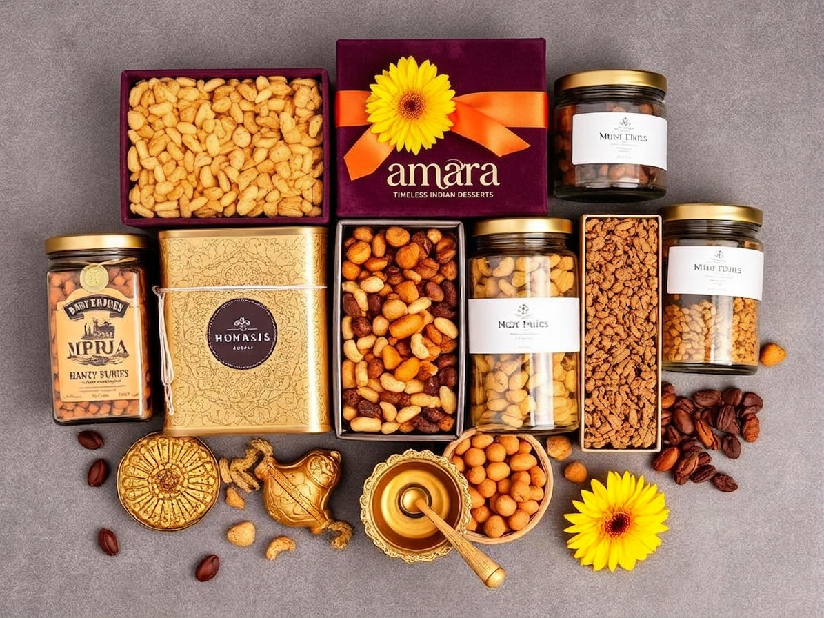 Curated festive hampers