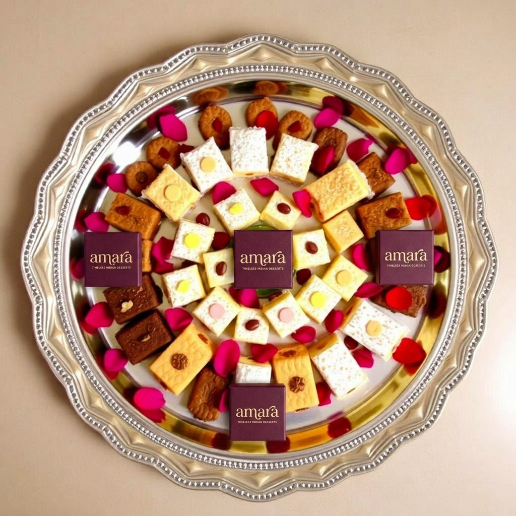 Wedding mithai tray