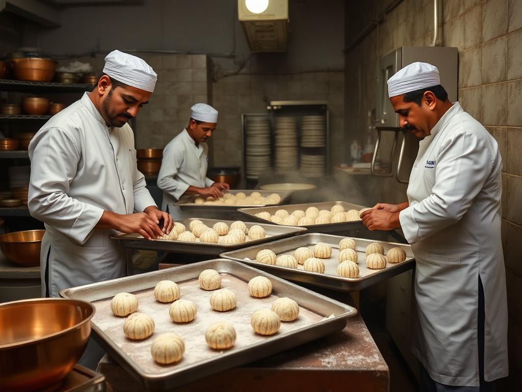 Bulk mithai kitchen preparation