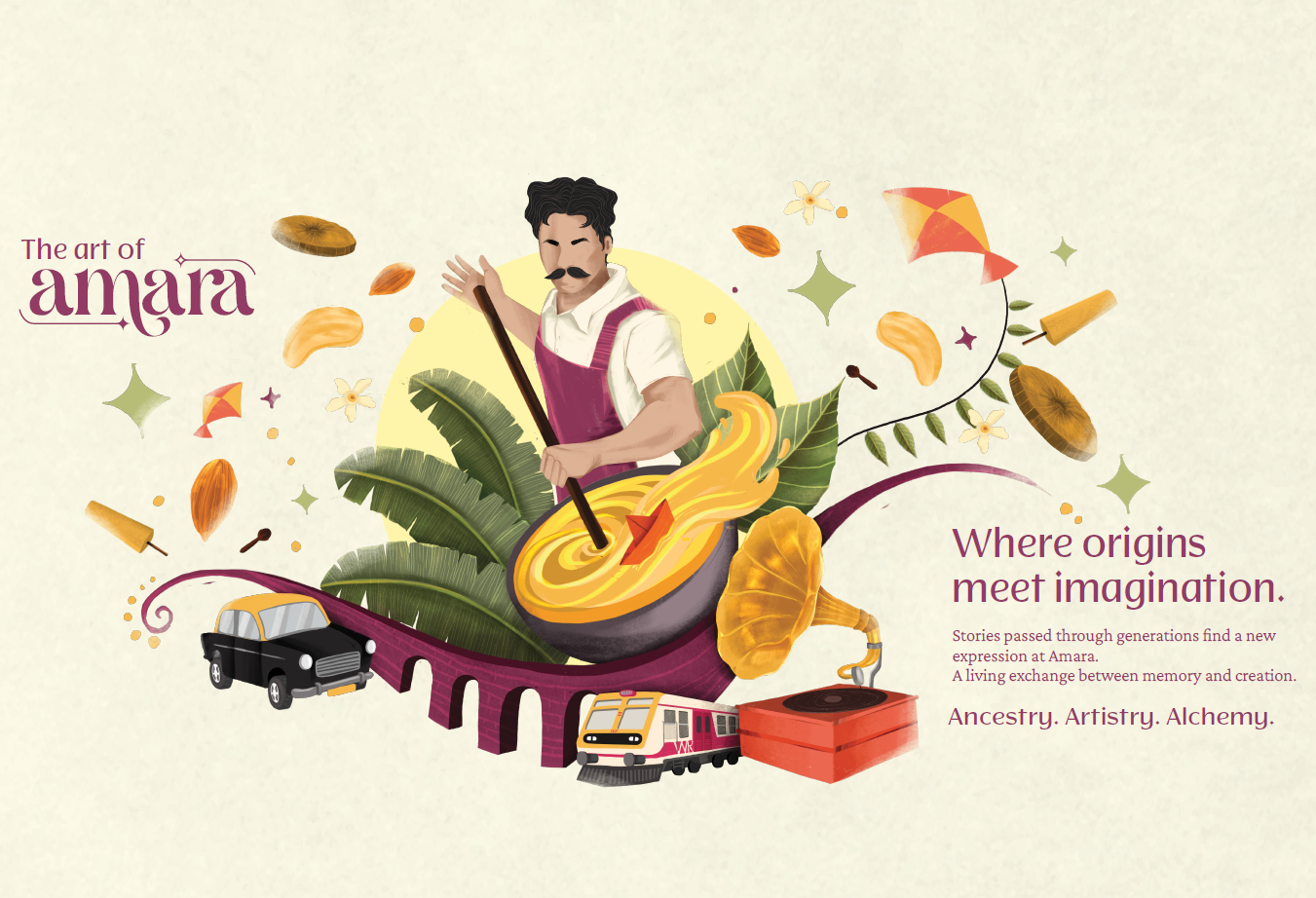 The Art of Amara — illustrated wall art celebrating ancestry, artistry and alchemy