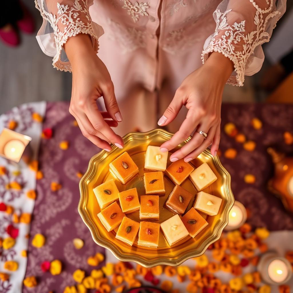 Event styling with mithai tray